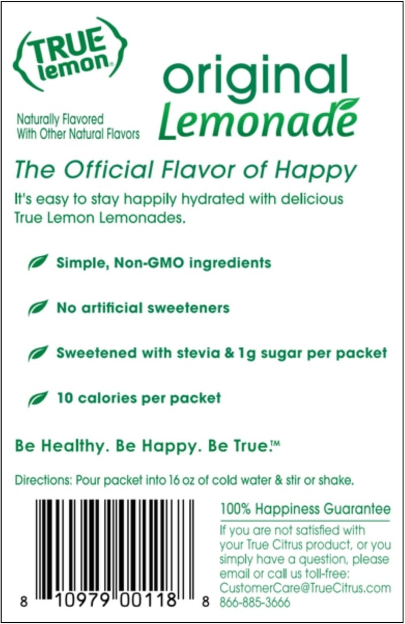True Citrus True Lemon Original Lemonade Drink Mix - Image 2
